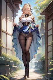 Chiori From Genshin Impact, Pantyhose, White Panties Under Pantyhose AI Gay  Porn