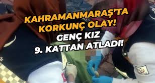 Kahramanmaraş'ta ev sahibinin anahtarı aldığı kiracı, bir binanın çatısına çıkarak jiletle intihar polisin yaklaşık 20 dakika süren ikna çalışması sonunda intihardan vazgeçen soner a., aşağıya. Kahramanmaras Ta Korkunc Olay Genc Kiz 9 Kattan Atladi