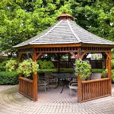 Wood is not flame retardant and will burn. How To Stain A Gazebo All Your Wood Staining Questions Answered