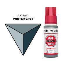 AK-Interactive: Quick Gen Acrylic Contrast - Winter Grey 18 ml