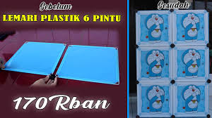 Barangkali bisa jadi bahan pertimbangan. Cara Pasang Lemari Plastik Portable Doraemon 6 Pintu Youtube