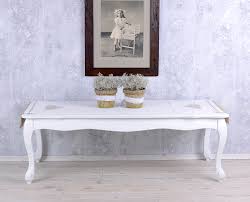 Shabby chic möbel faszinieren durch ihren einzigartigen charme und liegen deswegen heute voll im trend. Wohnzimmertisch Weiss Tisch Landhaus Couchtisch Shabby Chic 130x60 Beistelltisch Ebay