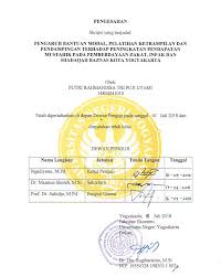 Namun saat ini kondisi kelompok pedagang kecil usaha bersama barokah kecamatan toroh kabupaten grobogan bermaksud mengajukan permohonan dana untuk penambahan modal usaha kepada baznas kabupaten grobogan b. Http Eprints Uny Ac Id 59257 1 Putri 20rahmanissa Skripsi 14804241010 Pdf