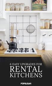 6 Instant Upgrades To Make To Your Rental Kitchen Small Apartment Kitchen Diy Kitchen Renovation Rental Kitchen