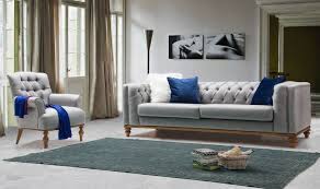 nova koltuk takimi gri mavi chester koltuk takimlari furniture luxury homes interior sofa