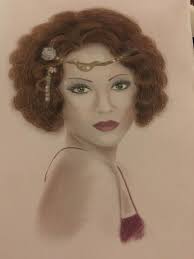 Recreating artwork for the "enchanted women" coloring book