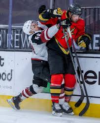 Бантинг майкл / michael bunting. Arizona Coyotes Left Wing Michael Bunting 58 Battles With Golden Knights Defenseman Alec Mart Las Vegas Review Journal