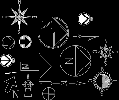 Revit architecture 2012, drafting symbols using the north arrow. North Arrow Symbol Dwg Block For Autocad Designs Cad