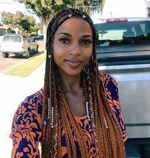 Deep Orange Ombre Tribal Braids Hair Styles Braided Hairstyles Cool Braid Hairstyles