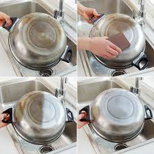 For use on stainless steel sinks, refrigerators, stoves, ovens, hoods, dishwashers and other stainless steel surfaces. 1pc Nano Sponge Magic Eraser Gadgetsboxes