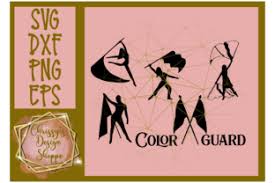 Download Color Guard Silhouette Bundle Graphic By Chrissy S Design Shoppe Creative Fabrica