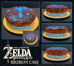 How to find the zelda breath of the wild fairy fountain location. Sheikah Birthday Cake By Kriscynical On Deviantart