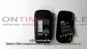 Free sim network unlock code for zte phones apps on. How To Unlock Or How To Check Imei On Zte Z223 At T Cricket Youtube