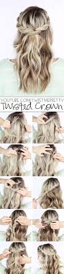 Leaving a section loose on either side of your face, and gather the rest of your hair back into a ponytail. 20 Easy Elegant Step By Step Hair Tutorials For Long Medium Hair