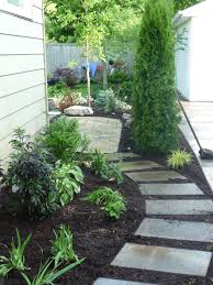 Paleo and older cobble stone also available: Re Used Concrete Pavers For Side Path Design Green Landscapes