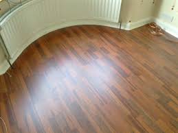 Laminate flooring is ideal for living areas and hallways.; New Vitality Borneo Berbau Laminate Floor Fitted