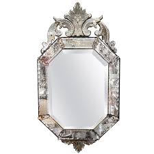 Very Fine Antique Venetian Etched Glass Mirror In Medium Size Glass Mirror Mirror Modern Mirror Wall