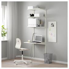 Entdecke und sammle ideen zu etagere murale visitez ebay pour une grande sélection de etagere murale ikea hemnes blanche. Ikea Algot Cremaillere Tablettes Blanc Les Elements De La Collection Algot S Agencent De Multiples Facons Et S A Ikea Algot Wall Mounted Desk Ikea Shelves