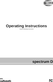 Leave a comment on spectrum remote control user guide. Hbc Radiomatic Spectrumd Remote Control User Manual Spectrum D