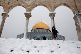 A rare snow storm has brought jerusalem to a standstill with at least four inches of snow falling on the city between december 12 and 13. The Six Where To Find Winter Wonderland In The Middle East Arab News