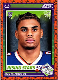 2024 Score Score-A-Treat #32 Keon Coleman Green Bats Rising Stars Rookie  Bills