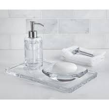 Shop for frosted glass bathroom accessories at bed bath & beyond. Glass Vanity Tray Reviews Crate And Barrel Glass Vanity Crystal Bathroom Accessories Vanity Tray