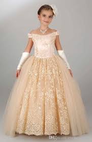 Girl Dresses For Weddings Pageant Dresses For Girls Teens Off Shoulder Appliques Lace Princess Flower Gi Gowns For Girls Girls Ball Gown Girls Pageant Dresses