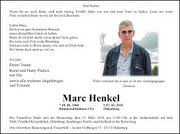 Traueranzeigen von Marc Henkel