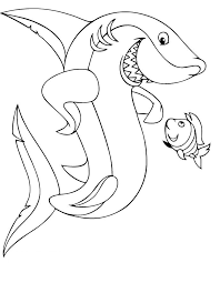 Free Printable Shark Coloring Pages For Kids Shark Coloring Pages Animal Coloring Pages Cute Coloring Pages