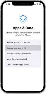 Please check the detailed supported devices below: Use Itunes Or The Finder To Transfer Data From Your Previous Ios Device To Your New Iphone Ipad Or Ipod Touch Apple Support