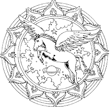 Pin Von Micah Hennigh Auf Kids Malvorlage Einhorn Mandala Malvorlagen Malvorlagen Pferde