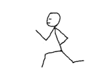 There is now enough information in your drawing to complete it. A Stick Figure Running Gifs Tenor