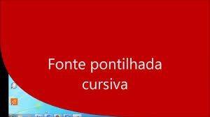 Fonte Pontilhada Cursiva Para Word Youtube Encontre este pin e muitos outros na pasta caligrafia de trindade dutra. fonte pontilhada cursiva para word