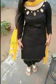Black And Yellow Suit Design Stylish Neck Designs For Kurtis Kurti Blouse Punjabi Suit Neck Designs Kurti Neck Designs Dress Neck Designs