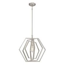 Westinghouse Holly 1 Light Brushed Nickel Pendant 6351300 The Home Depot Indoor Pendant One Light Light