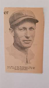 Sam Rice Senators 1930 Baseball Picture