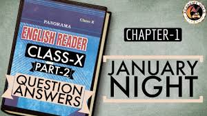 January Night Question Answers| Class-10 | Chapter-1 | STET| BSEB English  Reader | Academy Villa - YouTube