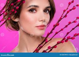 813 Pink Catkin Stock Photos