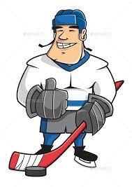 Cartoon Ice Hockey Player Character Hockey Players Ice Hockey Players Hockey Pictures