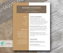 caf au lait a free resume template