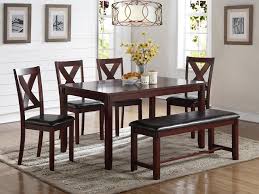 Free shipping on qualified orders. P2298 Table 4 Chairs Bench F2298 Poundex Dining Room Sets Primitive Dining Rooms Dining Room Sets Dining Room Table Set