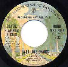 Silver Platinum Gold La La Love Chains Vinyl 7 Platinum Love Gold