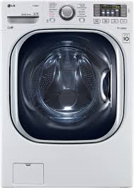 Stacked washer & dryer set with front load washer and electric dryer in island white. Lg Wm4370hwa 27 Inch Front Load Washer With 4 5 Cu Ft Capacity 14 Wash Programs Steam Turbowash Speed Wash Allergiene Cycle Sanitary Cycle 4 Tray Dispenser Lodecibel Quiet Operation And Energy Star Qualification White