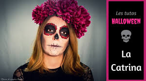 Ne paniquez pas ce maquillage à l'air. Maquillage Tete De Mort Mexicaine Halloween Youtube