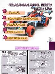 Sediakan kit model kereta dan alatan 6. Kit Model Kereta Lumba