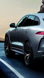 Download Wallpaper 938x1668 Jaguar F Pace Jaguar Crossover Side View Movement Iphone 8 7 6s 6 For Parallax Hd Background
