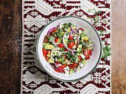 Sprinkle with garlic salt (if you. Mexican Avocado Salad