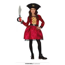 E' composto da camicia bianca con inserti in pizzo, casacca nera con mantello, pantaloni con copristivali e cappello. Costume Carnevale Pirata Bambina 3 4 Anni Vestito Completo Di Cappello Marinaia Capitana Piratessa Corsara No Accessori Parole E Pensieri