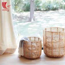 Rattan island factory myanmar formerly known as burma is a manufacturer and exporter of rattan furniture and accessories. Open Weave Rattan Laundry Basket Wholesale Viettime Craft