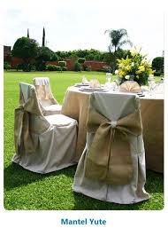 Rustic Table Mesa Con Yute Manteles Para Eventos Mesas De Boda Decoracion Con Yute